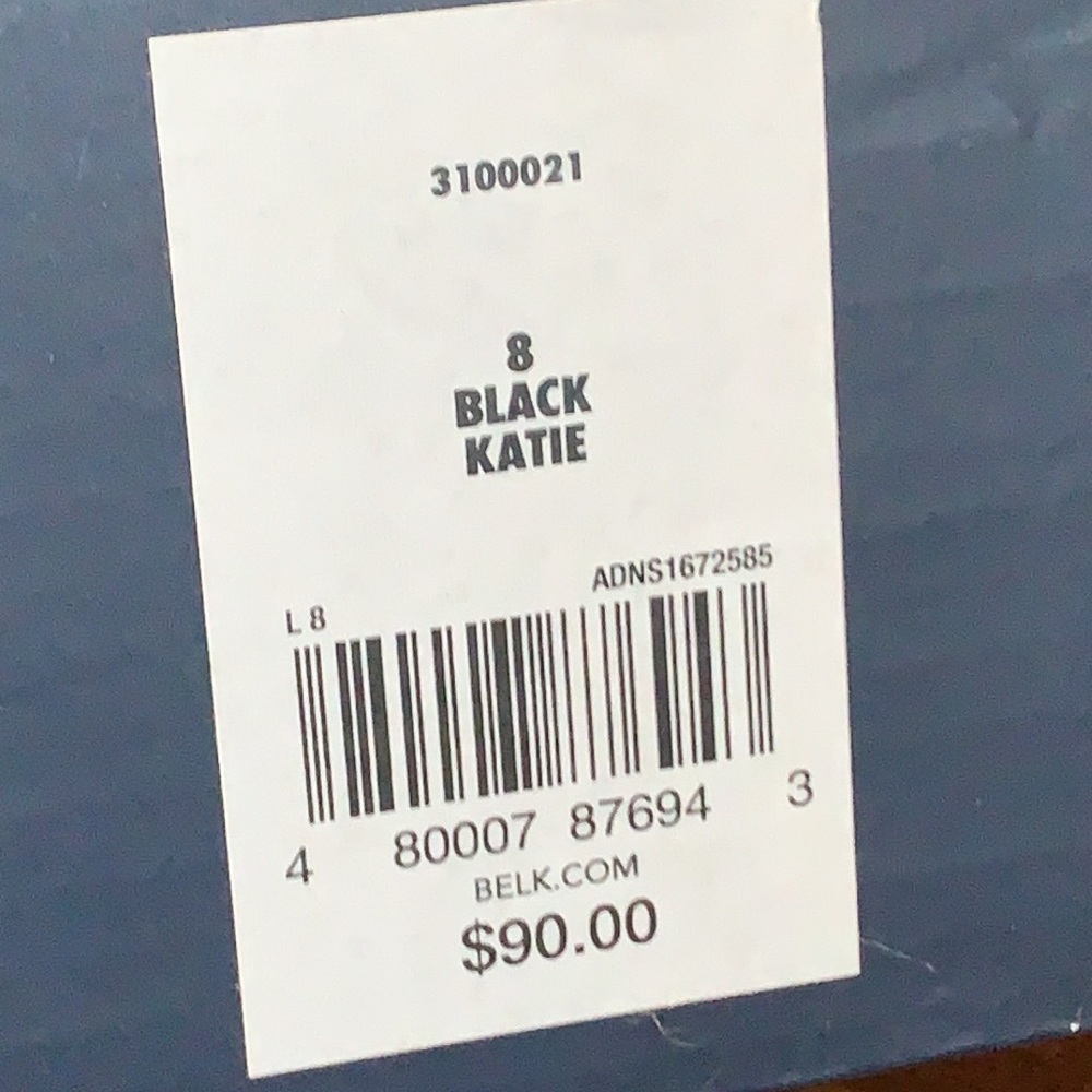 NEW Kari Blue Black Moto Boots With Heel and Faux Fur Trim - Picture 7 of 14